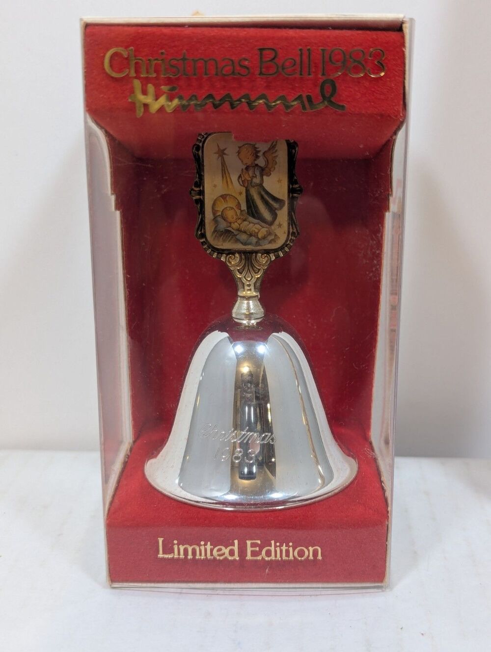 1983 Annual HUMMEL Christmas Bell Baby Jesus And Angel Limited ARS Edition